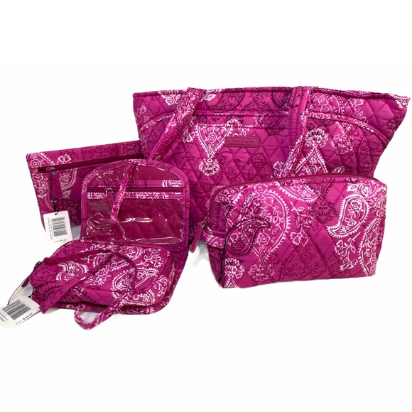 Vera Bradley Stamped Paisley Mandy Bag & 3 others